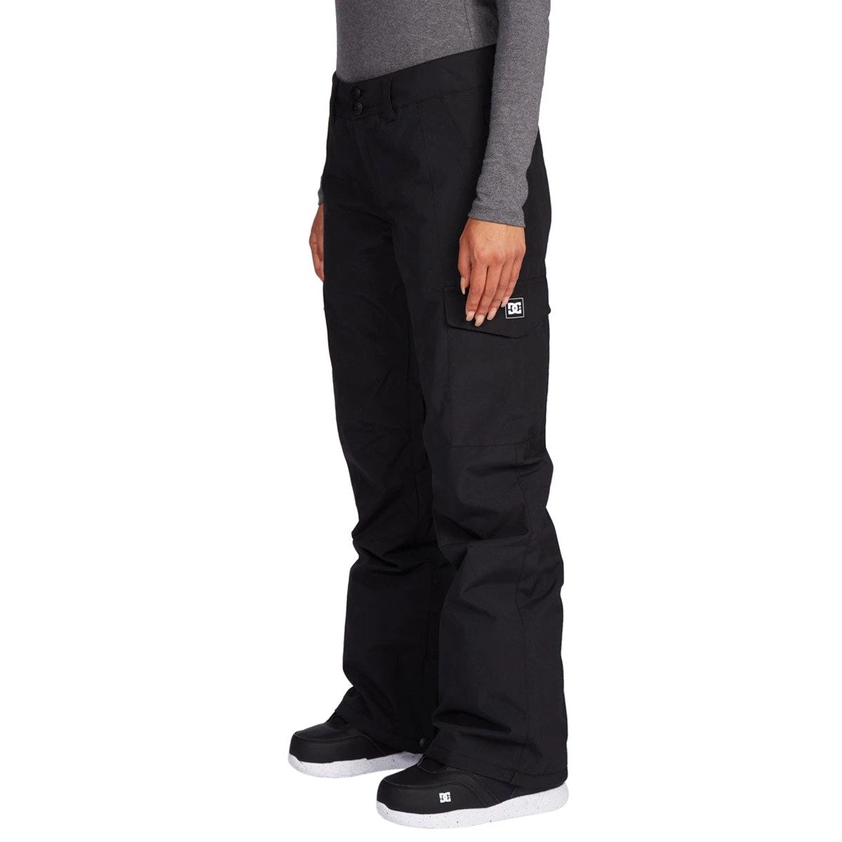DC Womens Nonchalant Snowboard Pants - Black - Image 2