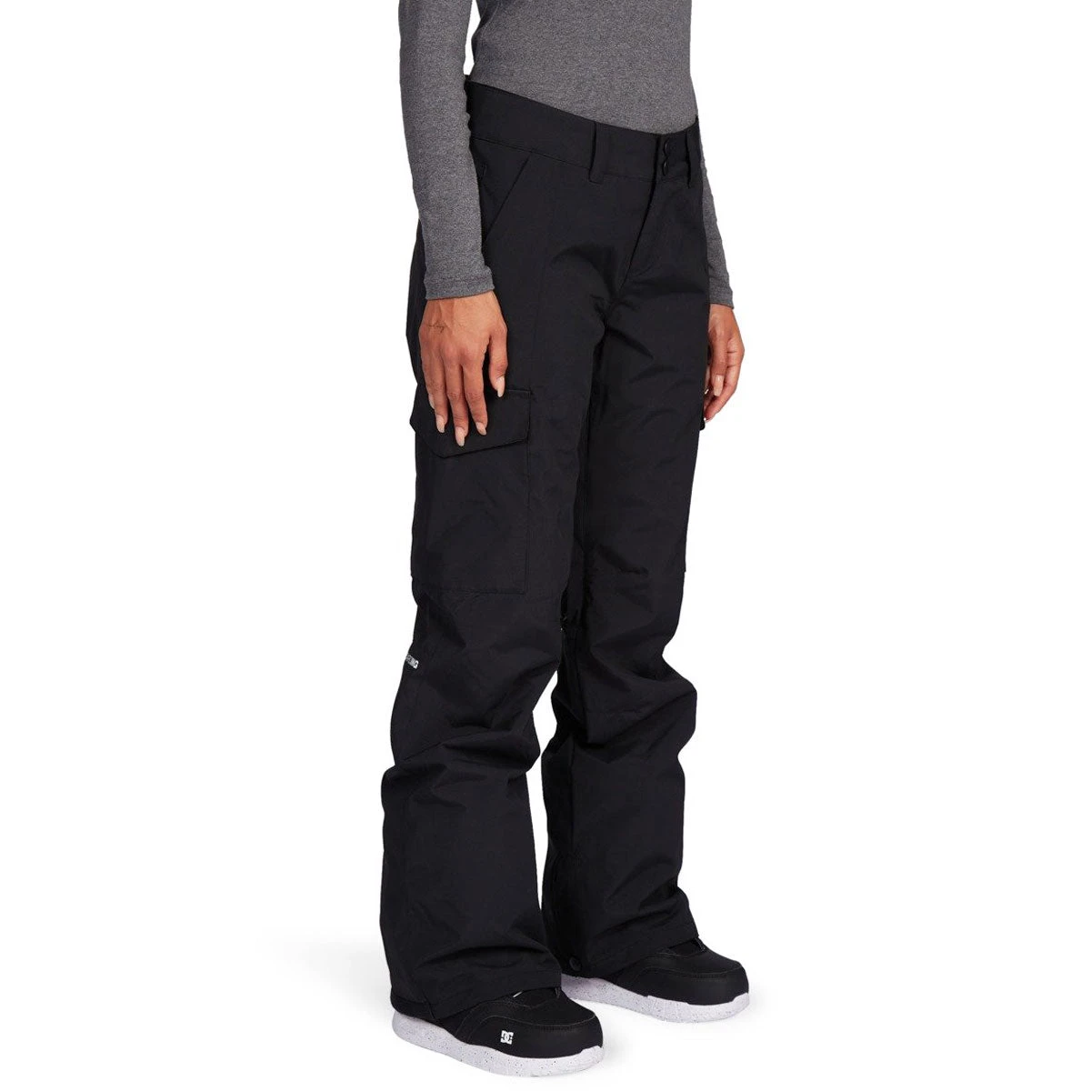 DC Womens Nonchalant Snowboard Pants - Black - Image 3