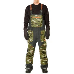 Thirty Two Basement Bib 2023 Snowboard Pants - Camo