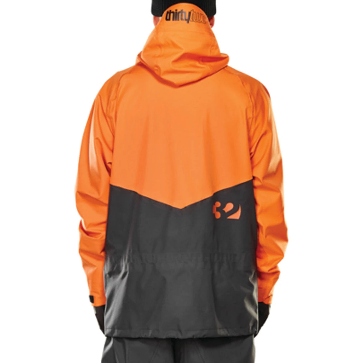 Thirty Two Grasser 2023 Snowboard Jacket - Orange - Image 2