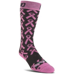 Thirty Two Womens B4bc Merino Snowboard Socks - Black/Pink