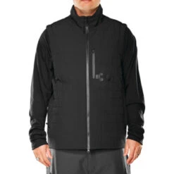 Thirty Two Rest Stop Puff Vest Snowboard Jacket - Black