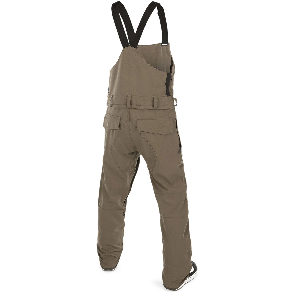 Volcom Roan Bib Overall Snowboard Pants - Dark Teak - Image 2
