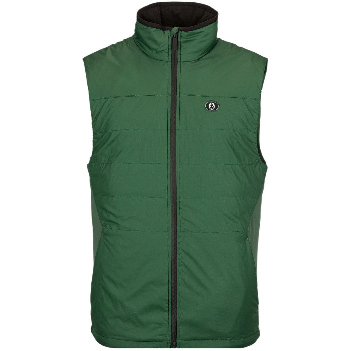 Volcom Utility Puff Vest Snowboard Jacket - Military - Image 2