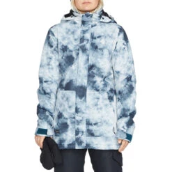 Volcom Womens Westland Ins Snowboard Jacket - Storm Tie-dye