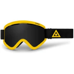 Ashbury Blackbird Triangle Snowboard Goggles - Gold/Dark Smoke/Yellow Spare