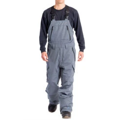 L1 Sentinal Bib 2023 Snowboard Pants - Slate