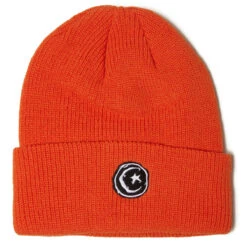 Foundation Star And Moon Beanie - Orange