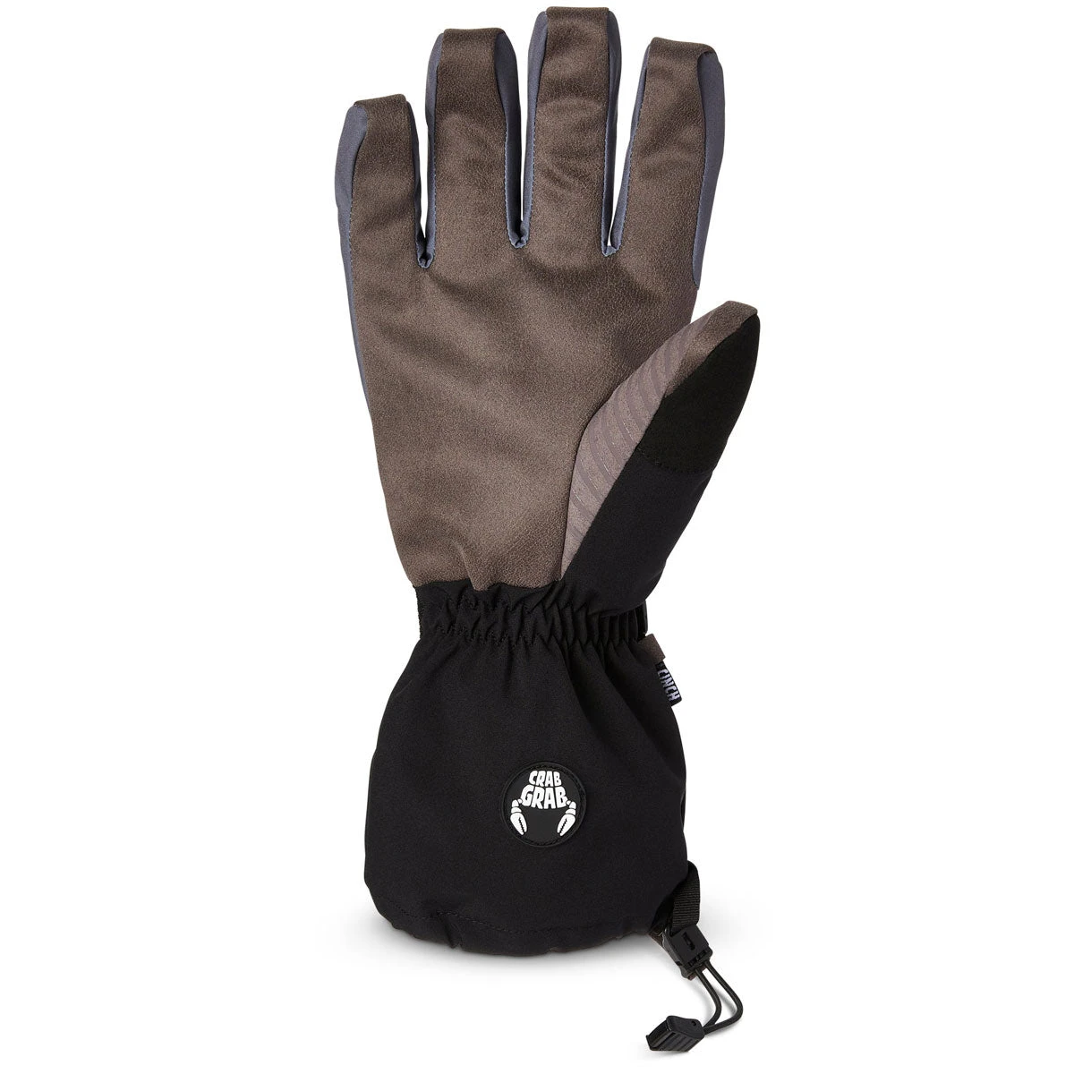 Crab Grab Cinch Snowboard Gloves - Black/Grey - Image 2