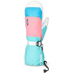 Crab Grab Womens Cinch Mitt Snowboard Gloves - Party Time