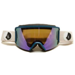 Volcom Garden Snowboard Goggles - Party Pink/Slate Blue/Purple Chrome