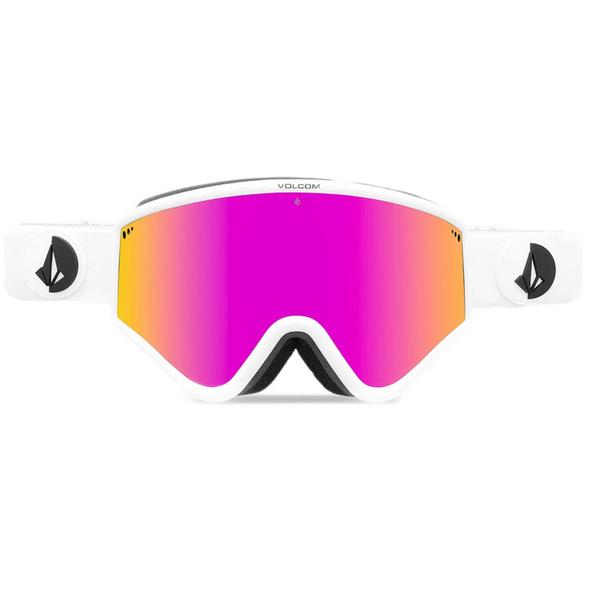 Volcom Yae Snowboard Goggles - Matte White/Pink Chrome