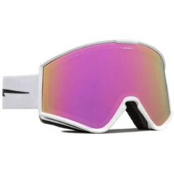Electric Kleveland Snowboard Goggles - Matte White/Pink Chrome