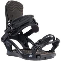 K2 Cassette 2023 Snowboard Bindings - Black