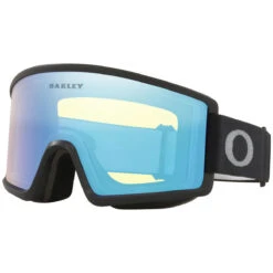 Oakley Target Line L Snowboard Goggles - Black/White/Yellow/Dark Grey