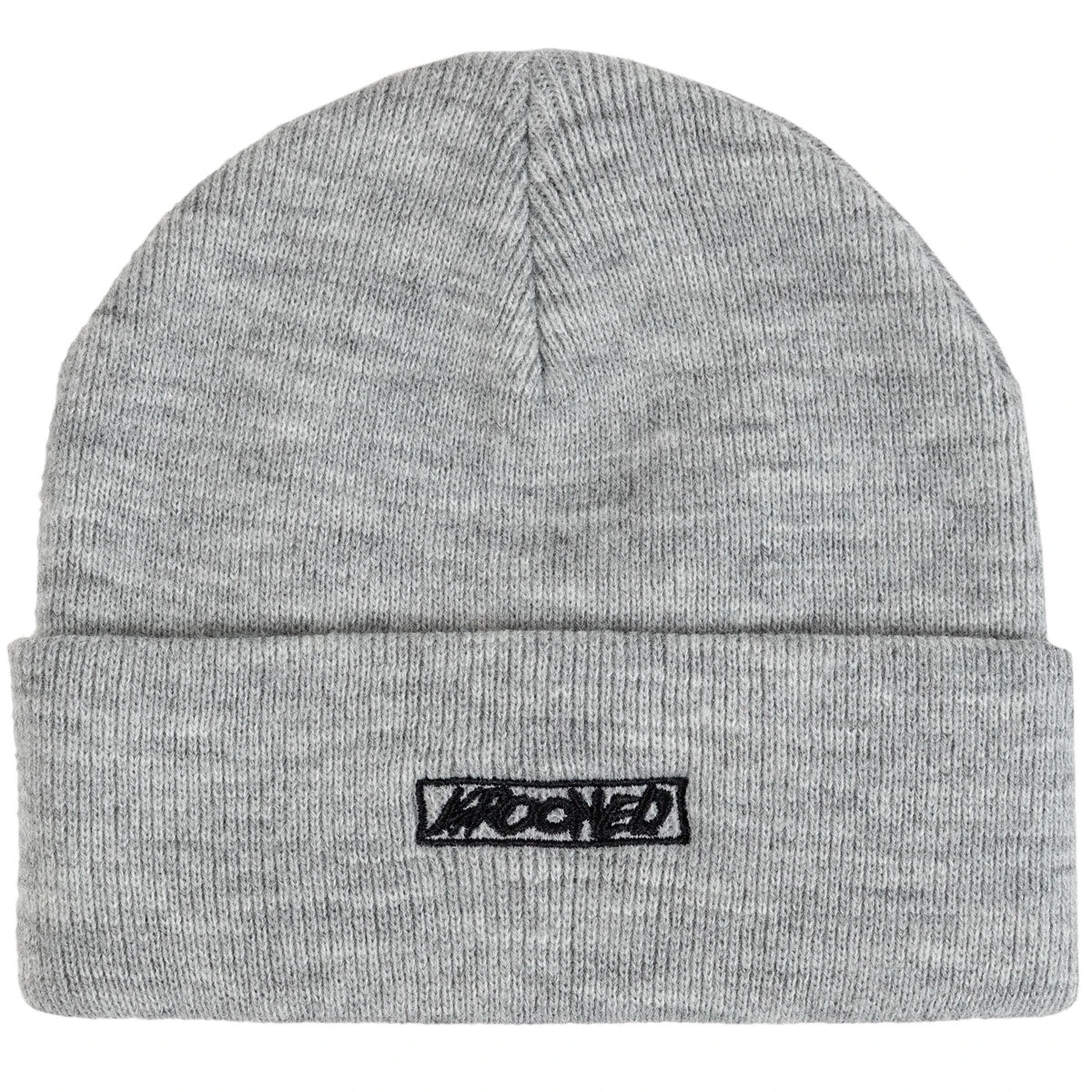 Krooked Moonsmile Script Beanie - Heather/Black