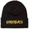 Chocolate Death Beanie - Black/Gold