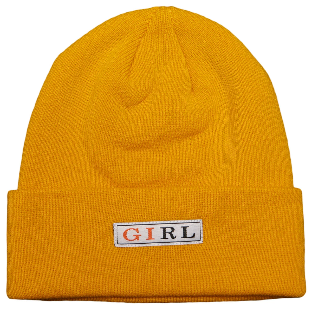 Girl Letterpress Beanie - Gold