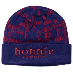 Hoddle Sound Systems Beanie - Navy/Red